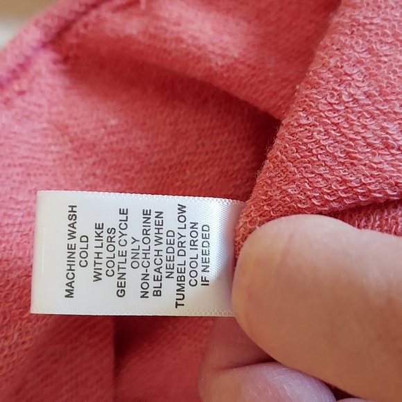 Est. 1948 Cute Coral Peplum  Lace Shoulder Top - Picture 10 of 10